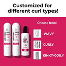 LUS (Love Ur Self) 3-Step System Shampoo and Conditioner Set with All-in-One Styler for Kinky-Coily Hair Nongreasy & Moisturizing - 8.5oz each