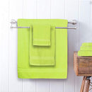 GLAMBURG 8-Piece Towel Set, Contains 2 Oversized Bath Towels 30x54, 2 Hand Towels 16x28, 4 Wash Cloths 13x13 - Quickdry Towel Sets, Ideal for Everyday use, Hotel & Spa - Black