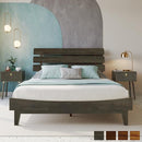 Bme Caden Solid Wood Nightstand/Side Table/End Table, Fully Assembled, with 1-Drawer for Mid Century Bedroom and Living Room, Caramel