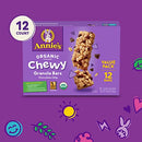 Annie's Organic Chewy Granola Bars, Chocolate Chip, 12 ct (Pack of 2)