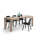 Mobili Fiver, First Extendable Table, Rustic Oak, Made in Italy