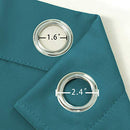 LEMOMO Blackout Curtains 52 x 84 inch/Black Set of 2 Panels/Thermal Insulated Room Darkening Bedroom Curtains