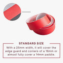 Pickleball Paddle Edge Guard Tape (Burgandy, Narrow)