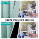 NICETOWN Grey Full Shade Curtain Panels, Pair of Energy Smart & Noise Blocking Out Blackout Drapes for Dining Room Window, Thermal Insulated Guest Room Lined Window Dressing(Gray, 52 x 84 inch)