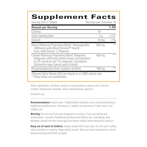 Integrative Therapeutics - Cortisol Manager - Supplement with Ashwagandha and L-Theanine - Supports Relaxation & Calm* - 30 Tablets