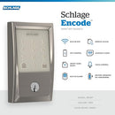 Schlage Encode Smart Wi-Fi Deadbolt with Century Trim in Matte Black