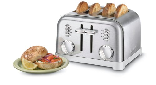 Cuisinart CPT-160 Metal Classic 2-Slice Toaster, Brushed Stainless