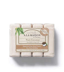 A LA MAISON Lavender Flower Bar Soap - Triple French Milled Natural Moisturizing Hand Soap Bar (3 Bars of Soap, 8.8 oz)