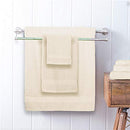 GLAMBURG 8-Piece Towel Set, Contains 2 Oversized Bath Towels 30x54, 2 Hand Towels 16x28, 4 Wash Cloths 13x13 - Quickdry Towel Sets, Ideal for Everyday use, Hotel & Spa - Black