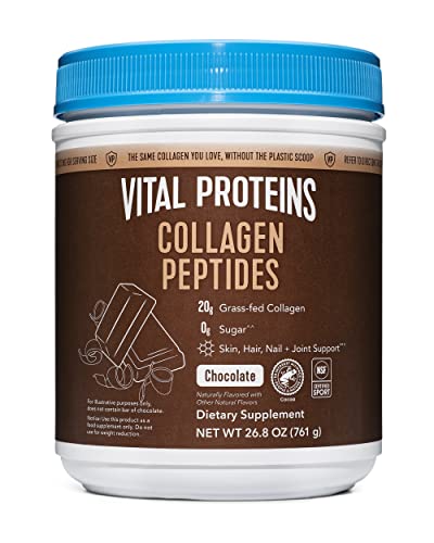 Vital Proteins Marine Collagen Peptides Powder Supplement for Skin Hair Nail Joint - Hydrolyzed Collagen - 12g per Serving - 7.8 oz Canister
