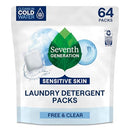 Seventh Generation Laundry Detergent Packs, Lavender, Biobased Deep Clean, EPA Safer Choice Certified, 64 Count
