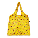 HOLYLUCK set of 3 Reusable Grocery Bags,Heavy Duty Foldable Shopping Bag-sky blue