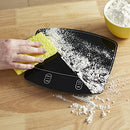 Taylor Waterproof Digital Kitchen Scale, 11 pounds, Black