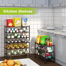 BMOSU 2-Tier Bamboo Shoe Rack Premium Stackable Shoe Shelf Storage Organizer for Hallway Closet Living Room Entryway Organizer (Natural Bamboo)