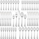 30 Piece Silverware Set Service for 6,Premium Stainless Steel Mirror Polished Cutlery Utensil Set,Durable Home Kitchen Eating Tableware Set,Include Fork Knife Spoon Set,Dishwasher Safe