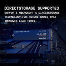 WD_BLACK 1TB SN850X NVMe Internal Gaming Solid State Drive with Heatsink - Works with Playstation 5, Gen4 PCIe, M.2 2280, Up to 7,300 MB/s - WDS100T2XHE