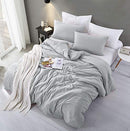 ALAZURIA Bedding Duvet Cover 2 Piece Set - Super Soft Prewashed, Duvet Covers Twin with Zipper Closure & 4 Corner Ties (1 Duvet Cover + 1 Pillow Case) Terracotta Pastel, Twin