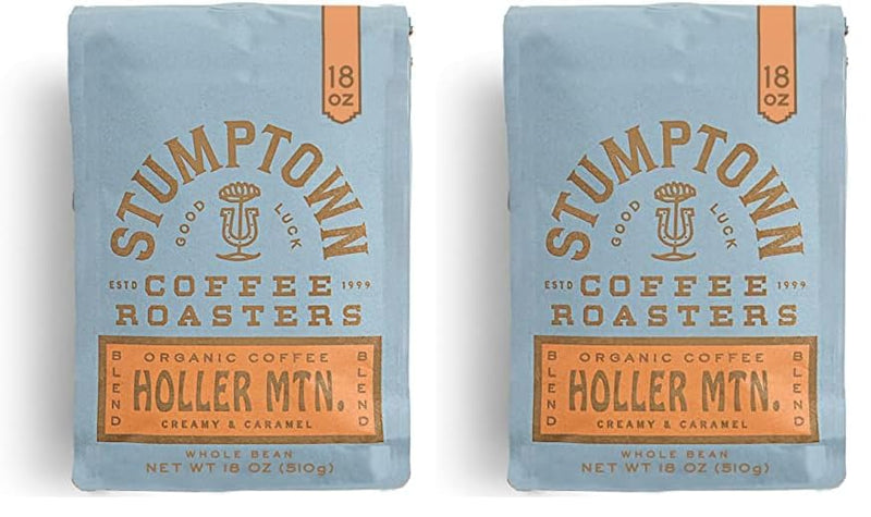 Stumptown Coffee Roasters, Medium Roast Organic Whole Bean Coffee - Holler Mountain 12 Ounce Bag with Flavor Notes of Citrus Zest, Caramel and Hazelnut