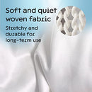 Niagara 4 Pack King Pillow Protectors with Zipper, Soft Quiet Cotton Sateen, Effective Dust Protection, Stay in Place Pillow Covers, Ideal for Home, Guests, Rentals (20x36 Inches)