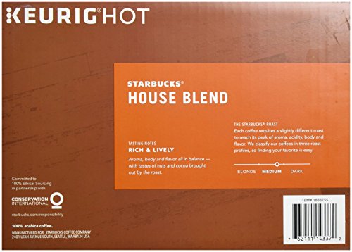 Starbucks K-Cup Coffee Pods—Caramel Flavored Coffee—100% Arabica—1 box (40 pods)