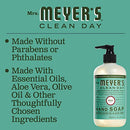 MRS. MEYER'S CLEAN DAY Liquid Hand Soap Refill, Cruelty Free and Biodegradable Formula, Lavender Scent, 33 Fl Oz (Pack of 1)