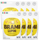 Simply Pickled Lupini Beans Snack by BRAMI | 9g Plant Protein, 0g Net Carbs | Vegan, Vegetarian, Keto, Mediterranean Diet, Non Perishable | 2.3 oz (Variety, 8 Count)