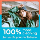 Plackers Twin-Line Dental Flossers, Advanced Whitening and Dual Action Flossing System, Easy Storage, Super Tuffloss, 2X The Clean, Cool Mint Flavor, 600 Count (Pack of 4)