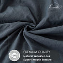 ALAZURIA Bedding Duvet Cover 2 Piece Set - Super Soft Prewashed, Duvet Covers Twin with Zipper Closure & 4 Corner Ties (1 Duvet Cover + 1 Pillow Case) Terracotta Pastel, Twin