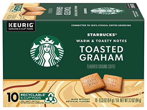 Starbucks K-Cup Coffee Pods—Caramel Flavored Coffee—100% Arabica—1 box (40 pods)