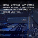 WD_BLACK 1TB SN850X NVMe Internal Gaming Solid State Drive with Heatsink - Works with Playstation 5, Gen4 PCIe, M.2 2280, Up to 7,300 MB/s - WDS100T2XHE