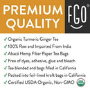 FGO Organic Green Tea, Eco-Conscious Tea Bags, 100 Count