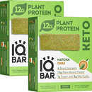 IQBAR Brain and Body Keto Protein Bars - Chocolate Lovers Variety Keto Bars - 12-Count Energy Bars - Low Carb Protein Bars - High Fiber Vegan Bars and Low Sugar Meal Replacement Bars - Vegan Snacks