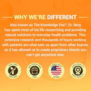 Dr. Berg D3 K2 Vitamin 5000 IU w/MCT Powder - Includes 50 mcg MK7 Vitamin K2, Purified Bile Salts, Zinc & Magnesium for Ultimate Absorption - K2 D3 Vitamin Supplement - 60 Capsules