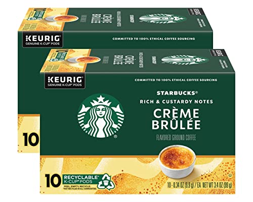 Starbucks K-Cup Coffee Pods—Caramel Flavored Coffee—100% Arabica—1 box (40 pods)