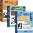 IQBAR Brain and Body Keto Protein Bars - Chocolate Lovers Variety Keto Bars - 12-Count Energy Bars - Low Carb Protein Bars - High Fiber Vegan Bars and Low Sugar Meal Replacement Bars - Vegan Snacks