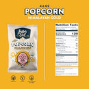 LesserEvil Himalayan Pink Salt Organic Popcorn, Premium Quality, Minimally Processed, No Vegetable Oil, 0.46 Oz, Pack of 24