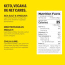 Simply Pickled Lupini Beans Snack by BRAMI | 9g Plant Protein, 0g Net Carbs | Vegan, Vegetarian, Keto, Mediterranean Diet, Non Perishable | 2.3 oz (Variety, 8 Count)