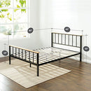 ZINUS Paul Metal and Bamboo Platform Bed Frame, Wood Slat Support, No Box Spring Needed, Easy Assembly, King