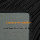 SONORO KATE Bed Sheet Set Super Soft Microfiber 1800 Thread Count Luxury Egyptian Sheets Fit 18-24 Inch Deep Pocket Mattress Wrinkle-6 Piece (Beige, Queen)