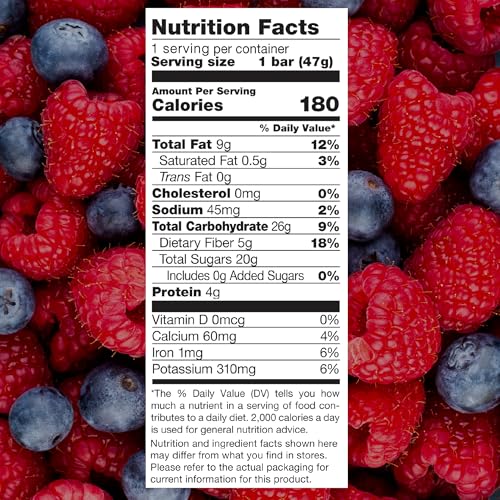JONESBAR (Variety Pack, 12 Count (Pack of 1)), USDA Organic Fruit & Nut Bar, Non-GMO, Kosher, Vegan, Gluten Free, Simple Snack Bar