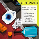 Franklin Sports Outdoor- X-40 Pickleball Balls - USA Pickleball (USAPA) Approved - 3 Pack Outside Pickleballs - Optic Yellow - US Open Ball