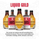 Lakanto Sugar Free Maple Syrup - Monk Fruit Sweetener, Keto Diet Friendly, Vegan, 1g Net Carbs, Pancakes, Waffles, Oatmeal, Coffee, Tea, Granola, Frosting, Marinade, Dressing (13 Fl Oz - Pack of 1)