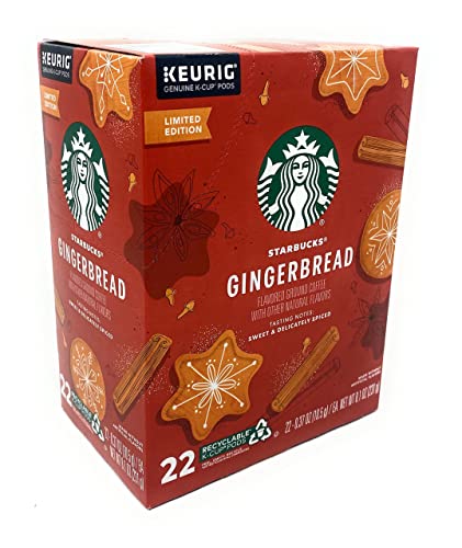 Starbucks K-Cup Coffee Pods—Caramel Flavored Coffee—100% Arabica—1 box (40 pods)