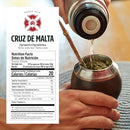 Cruz de Malta Yerba Mate Tea – 1kg (2.2 lbs) Loose Leaf – Traditional Argentine Herbal Tea – Smooth Flavor, Naturally Sourced – USA Specific Packaging – Gluten-Free – Large Leaf Low Dust Yerba Mate