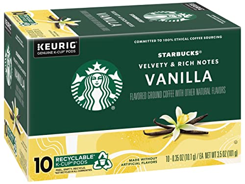 Starbucks K-Cup Coffee Pods—Caramel Flavored Coffee—100% Arabica—1 box (40 pods)