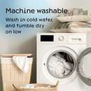 Niagara 4 Pack King Pillow Protectors with Zipper, Soft Quiet Cotton Sateen, Effective Dust Protection, Stay in Place Pillow Covers, Ideal for Home, Guests, Rentals (20x36 Inches)