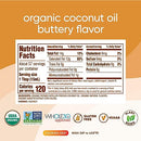Nutiva Organic Coconut Oil with Non-Dairy Butter Flavor, 29 Fl. Oz. USDA Organic, Non-GMO, Whole 30 Approved, Vegan & Gluten-Free, Plant-Based Replacement for Butter