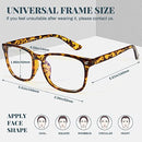 livho 2 Pack Blue Light Blocking Glasses, Computer Reading/Gaming/TV/Phones Glasses for Women Men,Anti Eyestrain & UV Glare (*B1 Light Blcak+Clear, Clear)