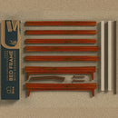 Bme Caden 15" Bed Frame with Adjustable Headboard - Mid Century, Retro Style with Acacia Wood - No Box Spring Needed - Wood Slat Support - Easy Assembly (Caramel, King (U.S. Standard))