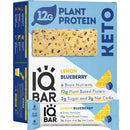 IQBAR Brain and Body Keto Protein Bars - Chocolate Lovers Variety Keto Bars - 12-Count Energy Bars - Low Carb Protein Bars - High Fiber Vegan Bars and Low Sugar Meal Replacement Bars - Vegan Snacks